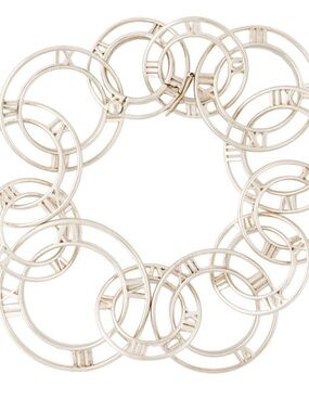 Tiffany & Co. Silver “Atlas” Roman Numeral Link Bracelet. Price firm.